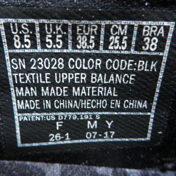 Skechers womens shoes size 8.5 relaxed fit air-cooled memory foam black #23028 - Picture 9 of 10